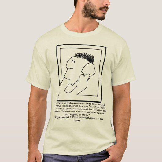 T-shirt voor voicemail (Voorkant)