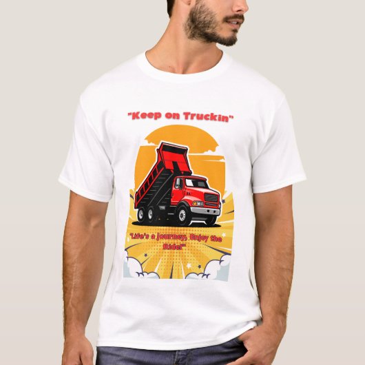 T-shirt voor vrachtwagenchauffeur (Voorkant)