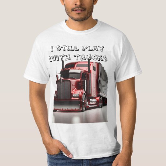 T-shirt voor vrachtwagenliefhebbers (Voorkant)