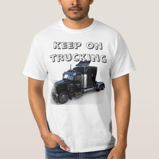 T-shirt voor vrachtwagenliefhebbers (Voorkant)