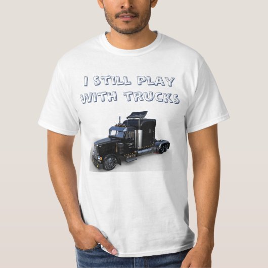T-shirt voor vrachtwagenliefhebbers (Voorkant)
