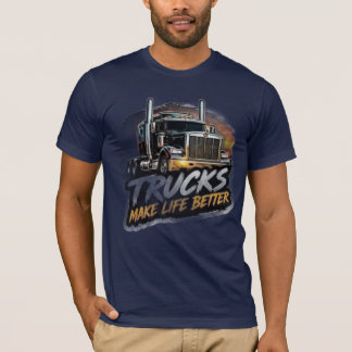 T-shirt voor vrachtwagenliefhebbers