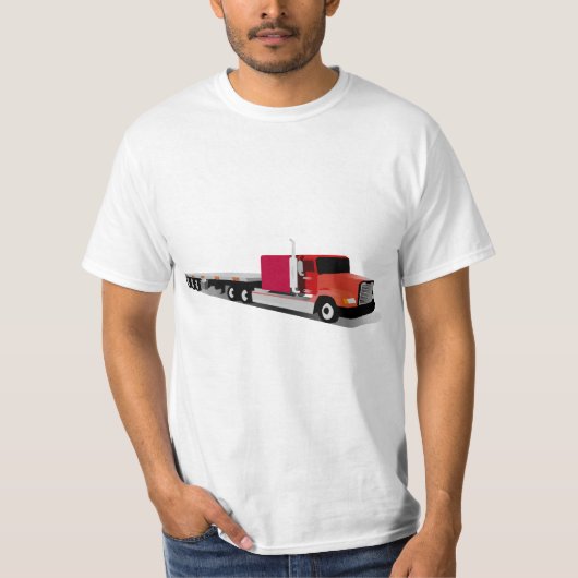 T-shirt voor vrachtwagenliefhebbers (Voorkant)
