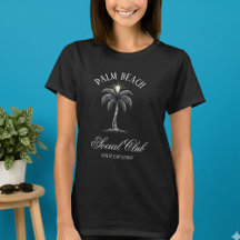 T-shirt voor vrijgezellenfeest met palmboom