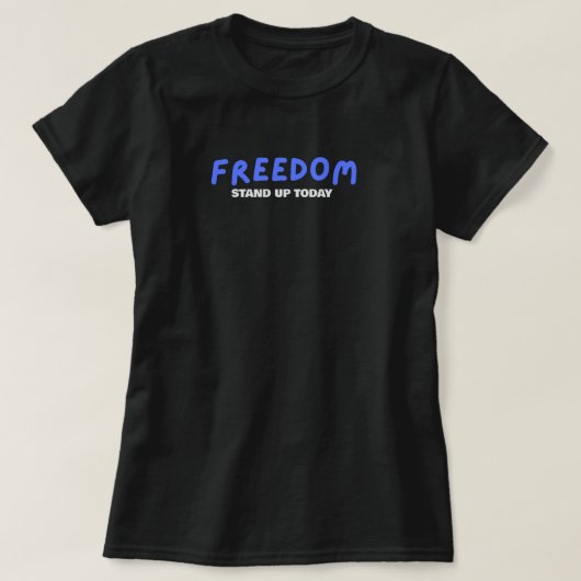 T-shirt voor vrijheid (Design voorkant)
