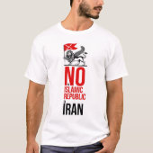 T-Shirt voor VRIJHEID in IRAN (Voorkant)