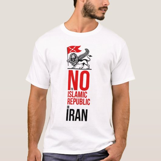T-Shirt voor VRIJHEID in IRAN (Voorkant)