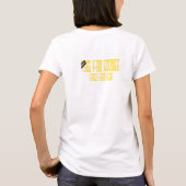 T-shirt voor vroege vogelpest, logo, voor dames (Achterkant)