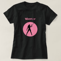 T-shirt voor vrouwelijke krijgers tegen borstkanke