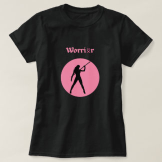 T-shirt voor vrouwelijke krijgers tegen borstkanke