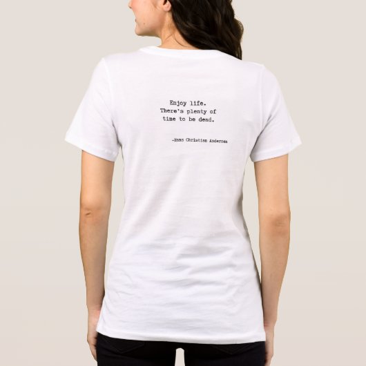 T-shirt voor vrouwen (Achterkant)
