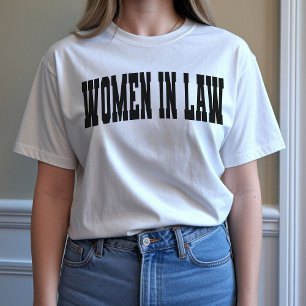 T-shirt voor vrouwen advocaat, afstudeercadeau voo