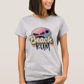 T-shirt voor vrouwen 'Beach Bum' (Voorkant)