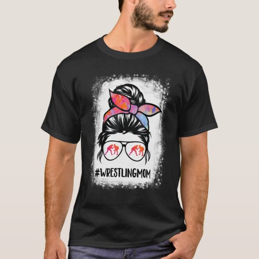 T-shirt voor vrouwen die borstmam bun hebben (Voorkant)