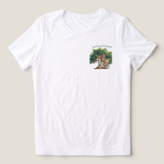 T-shirt voor vrouwen die lezen (Design voorkant)