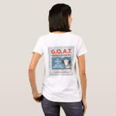 T-shirt voor vrouwen - GOAT Homescholing Podcast (Achterkant volledig)