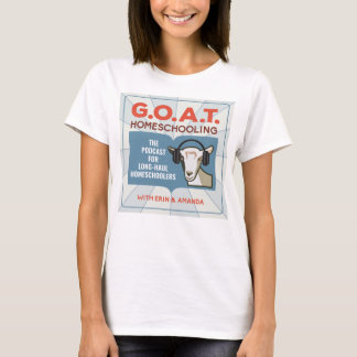 T-shirt voor vrouwen - GOAT Homescholing Podcast