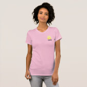 T-shirt voor vrouwen in roze (Voorkant volledig)