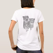 T-Shirt voor vrouwen - Iris & Topaz (Achterkant)