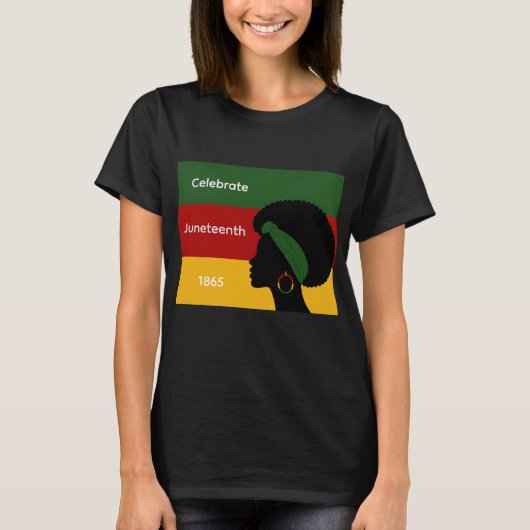 T-shirt voor vrouwen Juneteenth (Voorkant)