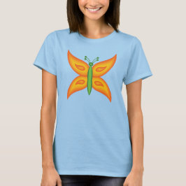 T-shirt voor vrouwen met Alien Butterfly