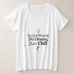 T-shirt voor vrouwen met grote maten