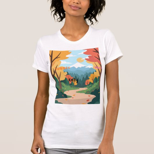 T-shirt voor vrouwen met halve mouw (Voorkant)