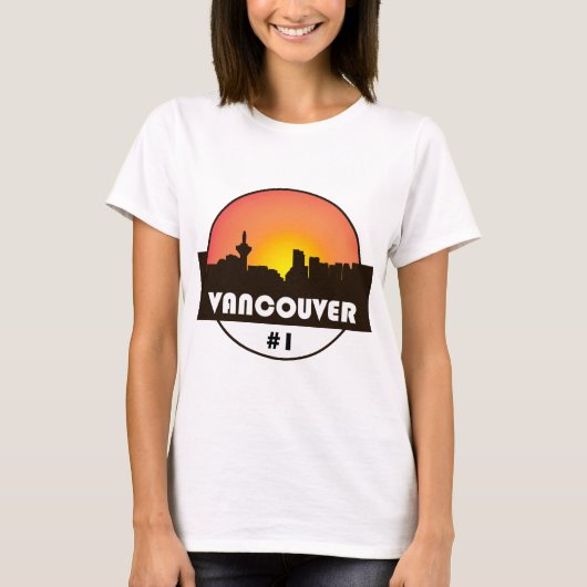 T-shirt voor vrouwen met logo van @Vancouver_Canad (Voorkant)