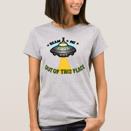 T-shirt voor vrouwen met straalbuis van buitenaard