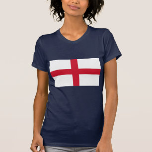 T-Shirt voor vrouwen met vlag van Engeland