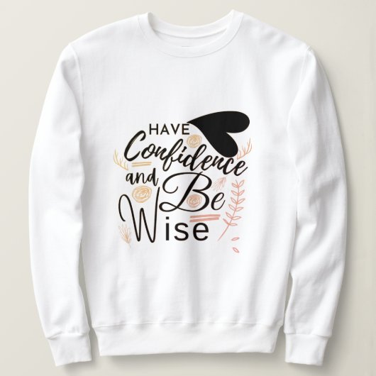 T-shirt voor vrouwen met zelfvertrouwen (Design voorkant)