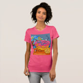 T-shirt voor vrouwen, Otis en Melvin, Hoog op Cake (Voorkant volledig)