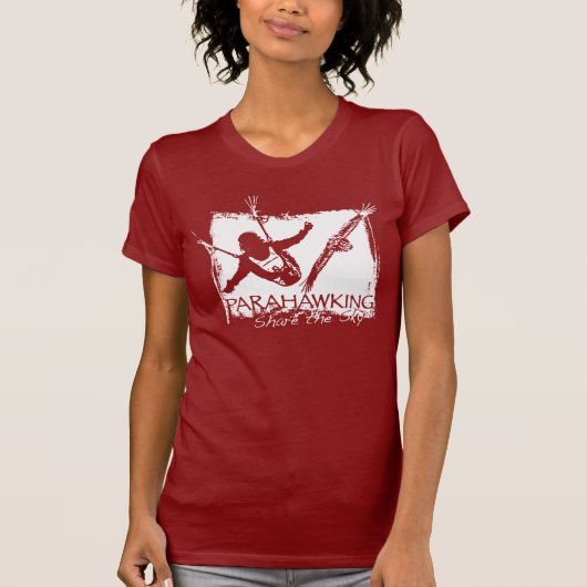 T-shirt voor vrouwen - rood (Voorkant)