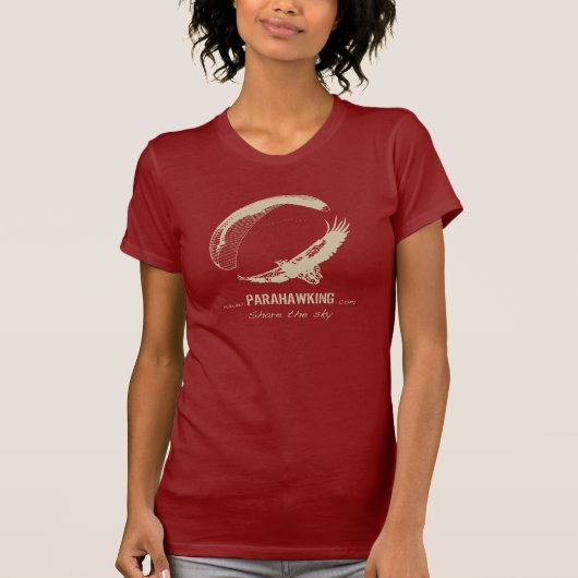 T-shirt voor vrouwen - rood (Voorkant)