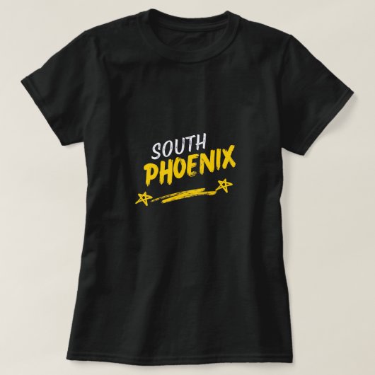 T-shirt voor vrouwen van South Phoenix Arizona (Design voorkant)