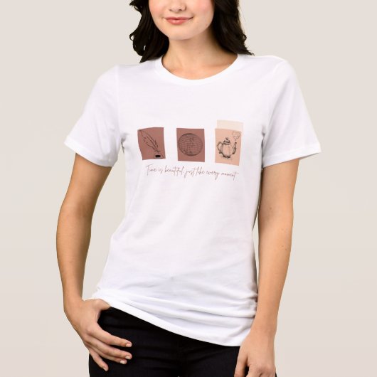 T-shirt voor vrouwen vintage (Voorkant)