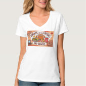 T-shirt voor vrouwen - Voetbal (Voorkant)
