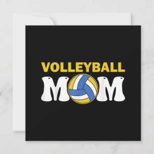 T-shirt voor vrouwen volleybalmoeder Spel Dag Grap Save The Date