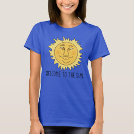 T-shirt voor vrouwen 'Welcome Sun'