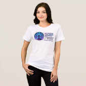 T-shirt voor vrouwenfonds voor het Happy Lungs Pro (Voorkant volledig)