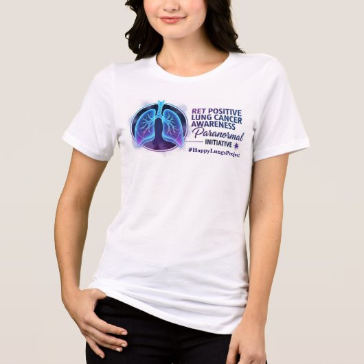 T-shirt voor vrouwenfonds voor het Happy Lungs Pro (Voorkant)