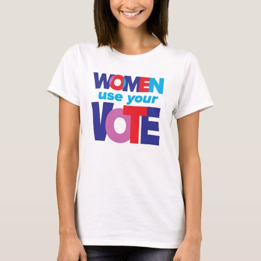 T-shirt voor vrouwenstemmen (Voorkant)