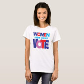 T-shirt voor vrouwenstemmen (Voorkant volledig)