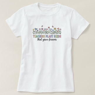 T-shirt voor waardering voor leerkrachten | Plant