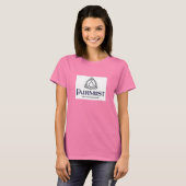 T-shirt voor wasmist - Raindrop - Blauwe tekst voo (Voorkant volledig)