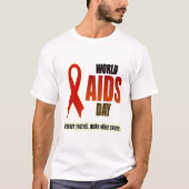 T-shirt voor Wereld AIDS dag (Voorkant)