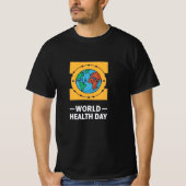 T-shirt voor Wereldgezondheidsdag (Voorkant)