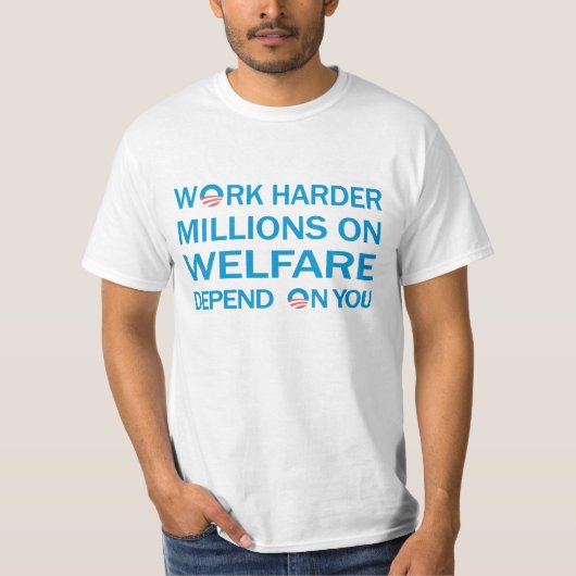 T-shirt voor werkharder (Voorkant)