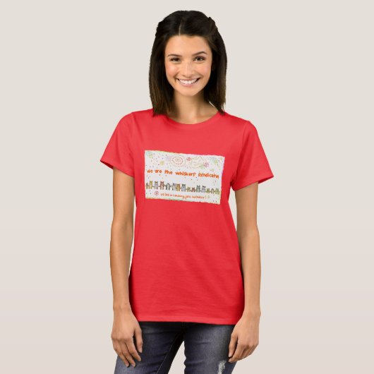 T-shirt voor whiskers (Voorkant volledig)