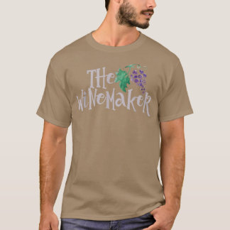 T-shirt voor wijnbereiding met wijnstokshirt voor 